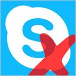 удалить Скайп, skype
